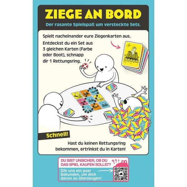 Produktbild: Exploding Kittens - Ziege an Bord, Partyspiel