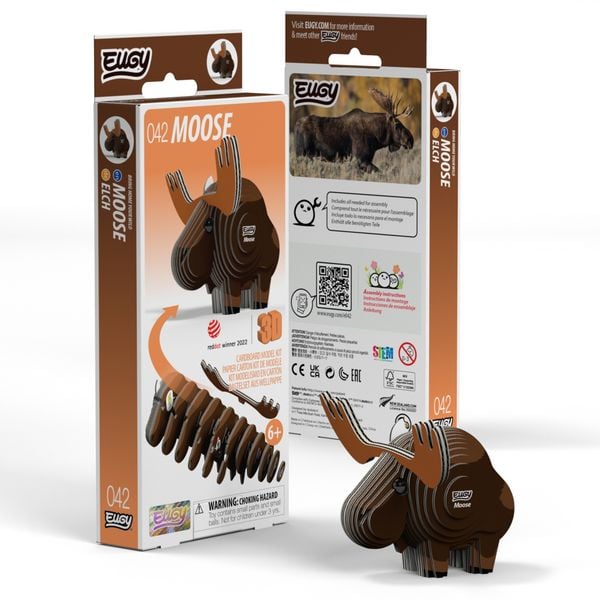 Produktbild: EUGY - 3D Bastelset Elch
