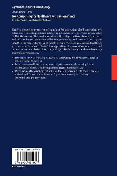 Produktbild: Fog Computing for Healthcare 4.0 Environments