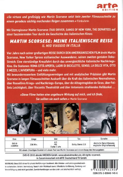 Produktbild: Martin Scorsese: Meine italienische Reise - Arte Edition