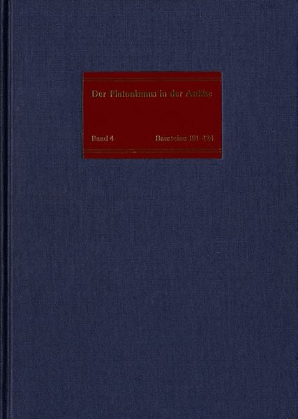Produktbild: Die philosophische Lehre des Platonismus [1]
