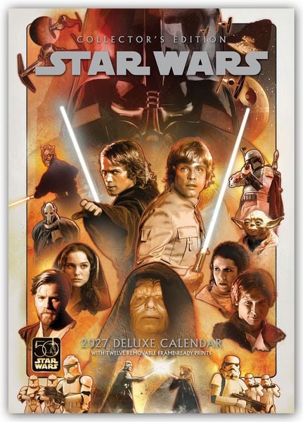 Produktbild: Star Wars A3-Deluxe Kalender 2027 &ndash; Collectors Edition Wandkalender