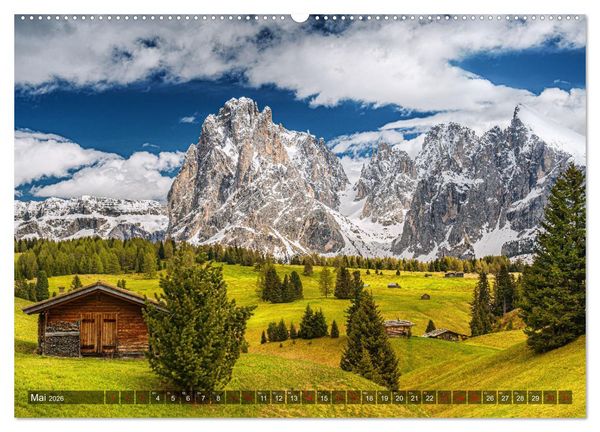 Produktbild: Bella Italia - Berge und Meer (hochwertiger Premium Wandkalender 2026 DIN A2 quer), Kunstdruck in Hochglanz