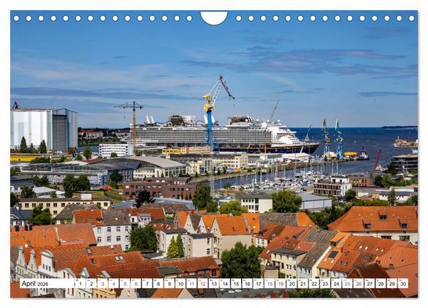 Produktbild: Wismarer Ansichten 2026 (Wandkalender 2026 DIN A4 quer), CALVENDO Monatskalender