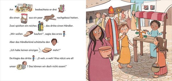 Produktbild: Einer, der Gutes tat ... Die Geschichte von Nikolaus in Bildw&ouml;rtern