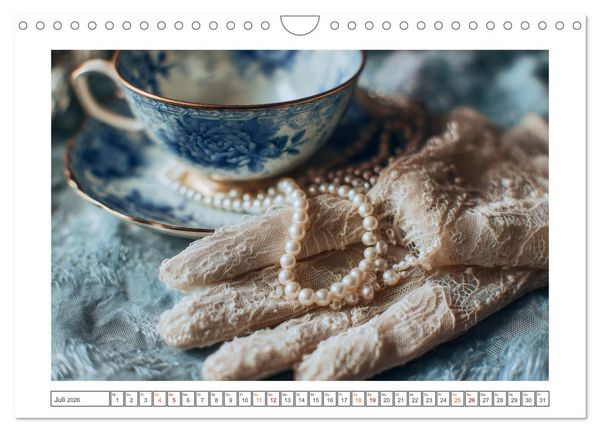 Produktbild: Nostalgische Teestunden (Wandkalender 2026 DIN A4 quer), CALVENDO Monatskalender