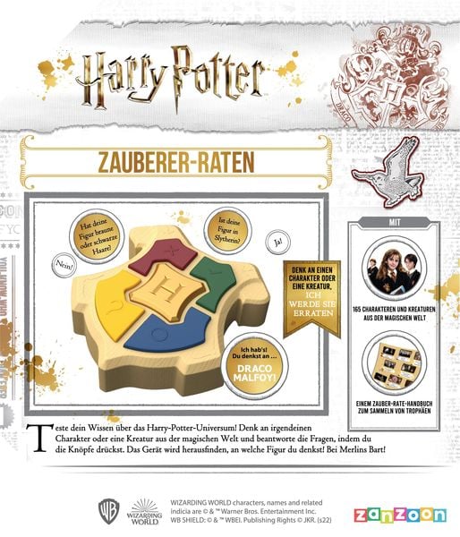 Produktbild: Harry Potter Zauberer-Raten