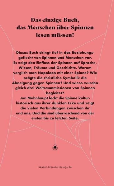 Produktbild: Von Spinnen und Menschen
