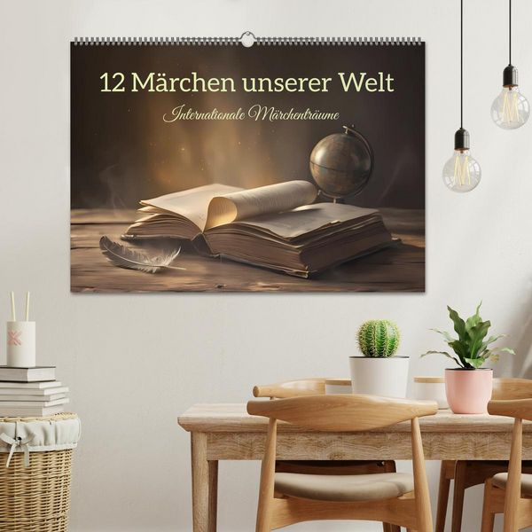 Produktbild: 12 M&auml;rchen unserer Welt (Wandkalender 2027 DIN A2 quer), CALVENDO Monatskalender