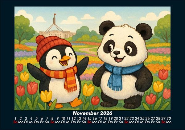 Produktbild: Pico & Pippin in Australien 2026 Fotokalender DIN A5