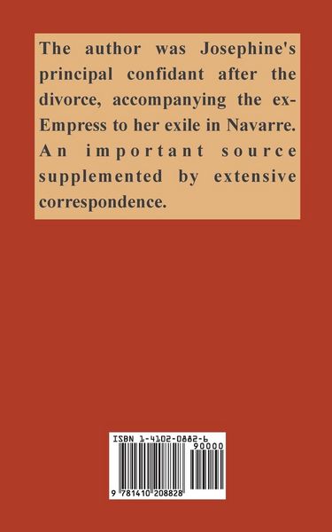 Produktbild: Secret Memoirs of the Court of the Empress Josephine ( Volume I)