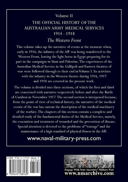 Produktbild: The Official History Of The Australian Army Medical Services 1914-1918
