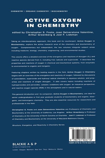 Produktbild: Active Oxygen in Chemistry