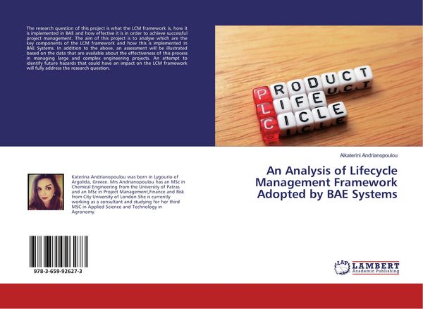Produktbild: An Analysis of Lifecycle Management Framework Adopted by BAE Systems