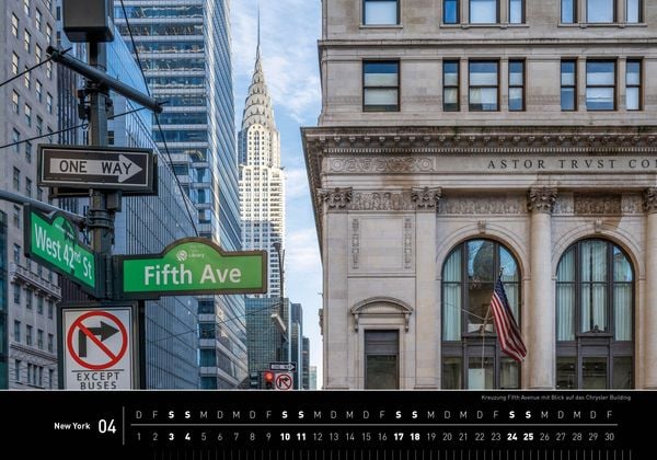 Produktbild: New York Premiumkalender 2027