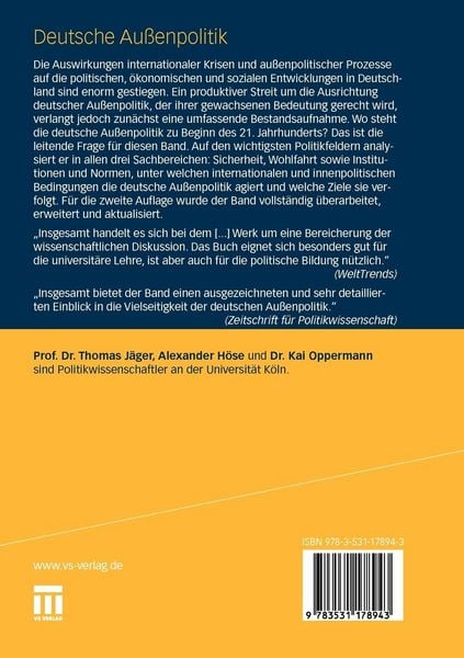 Produktbild: Deutsche Au&szlig;enpolitik