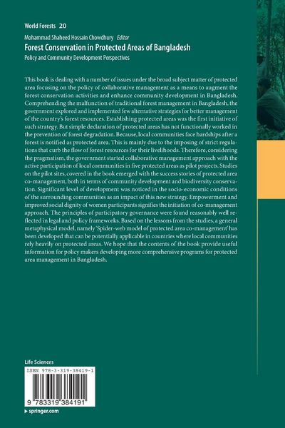 Produktbild: Forest conservation in protected areas of Bangladesh