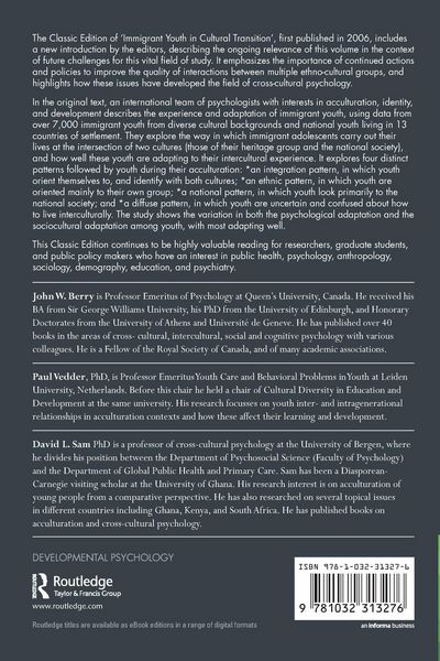 Produktbild: Immigrant Youth in Cultural Transition