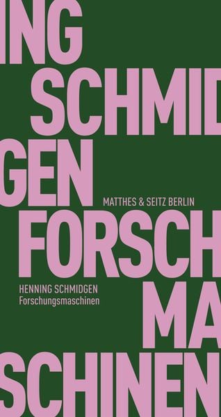 Produktbild: Forschungsmaschinen
