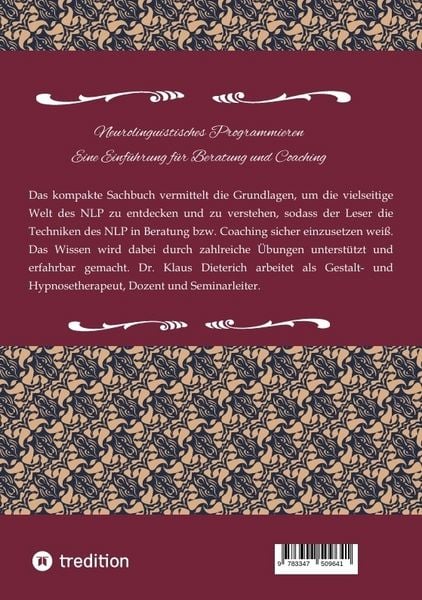 Produktbild: Neurolinguistisches Programmieren - Eine Einf&uuml;hrung f&uuml;r Beratung und Coaching