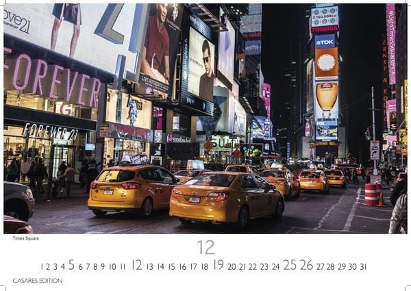 Produktbild: New York Kalender 2027 &ndash; Wandkalender | Fotokalender Nordamerika 35x50cm &ndash; Skylines, Streetlife & City-Lights der Metropole als stilvolle Deko f&uuml;r B&uuml;ro oder Zuhause