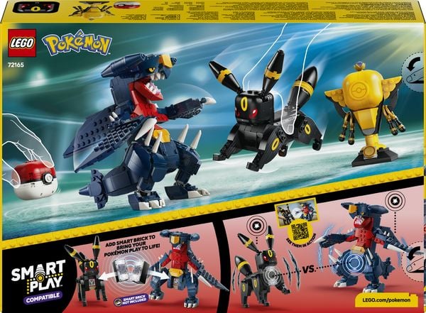 Produktbild: LEGO Pok&eacute;mon SMART Play: Nachtaras und Knakracks Duell um die Meisterschaft kompatibles Set 72165