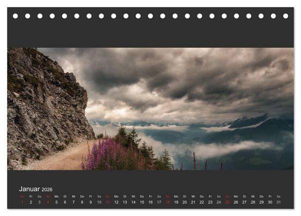 Produktbild: Alpenpanorama 2026 (Tischkalender 2026 DIN A5 quer), CALVENDO Monatskalender