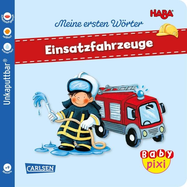 Produktbild: Baby Pixi (unkaputtbar) 95: HABA Erste Wörter: Einsatzfahrzeuge