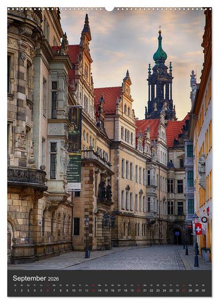 Produktbild: Mein Dresden (Wandkalender 2026 DIN A2 hoch), CALVENDO Monatskalender