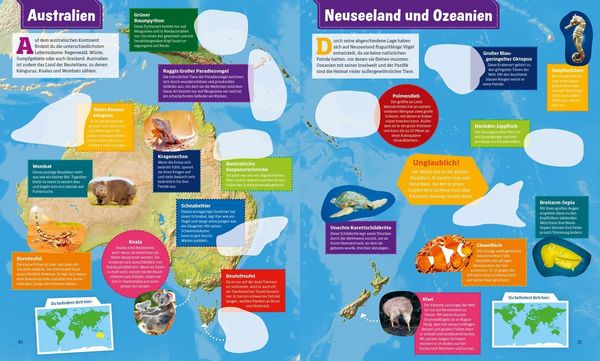 Produktbild: WAS IST WAS Sticker-Atlas Tiere