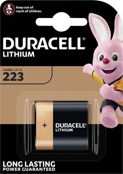 Duracell 2CRP2 Fotobatterie CR-P 2 Lithium 1400 mAh 6V 1St.