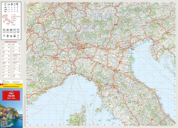 Produktbild: MARCO POLO Reisekarte Italien 1:850.000