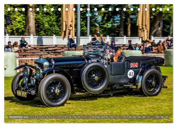Produktbild: Historischer Rennsport - vom Feinsten (Tischkalender 2026 DIN A5 quer), CALVENDO Monatskalender