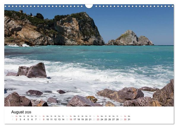Produktbild: Al&oacute;nnisos, Ski&aacute;thos, Sk&oacute;pelos (Wandkalender 2026 DIN A3 quer), CALVENDO Monatskalender