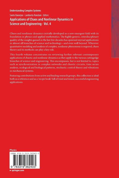 Produktbild: Applications of Chaos and Nonlinear Dynamics in Science and Engineering - Vol. 4
