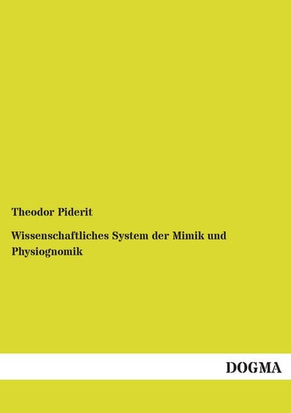 Produktbild: Wissenschaftliches System der Mimik und Physiognomik