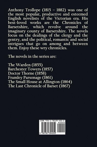 Produktbild: The Barsetshire Chronicles, Volume One, Including