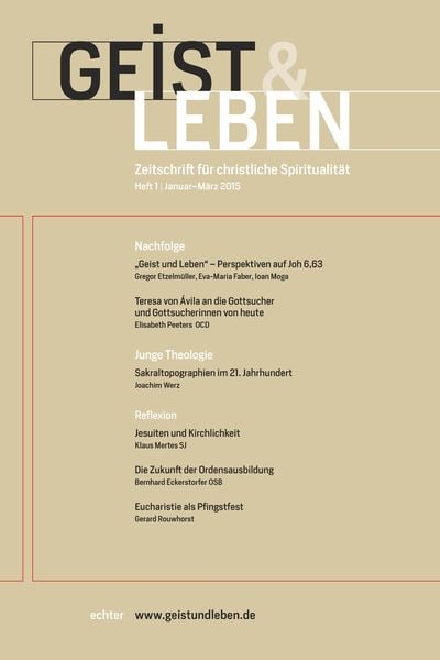 Produktbild: Geist und Leben 1/2015
