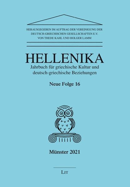Produktbild: Hellenika. Jahrbuch f&uuml;r griechische Kultur und deutsch-griechische Beziehungen