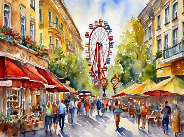 Produktbild: CALVENDO Puzzle Wiener Prater | 2000 Teile Lege-Gr&ouml;&szlig;e 90x67cm Foto-Puzzle f&uuml;r gl&uuml;ckliche Stunden