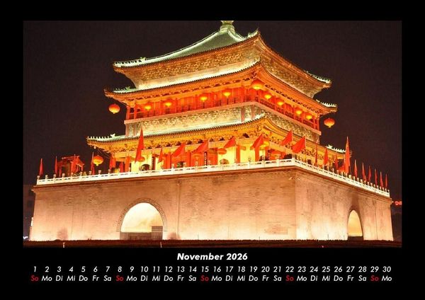 Produktbild: Tempel 2026 Fotokalender DIN A3