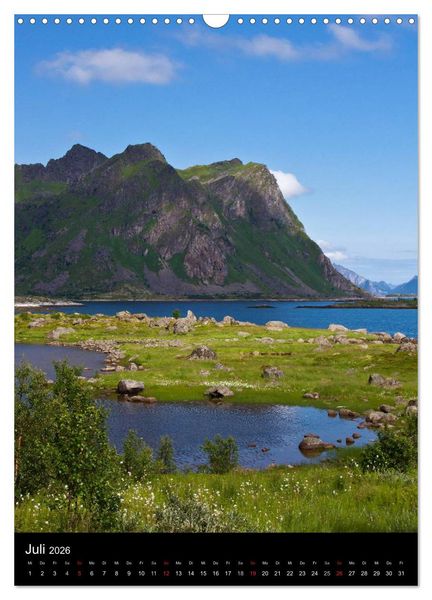 Produktbild: Norwegen (Wandkalender 2026 DIN A3 hoch), CALVENDO Monatskalender