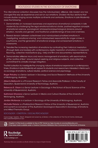 Produktbild: Emotions in Late Modernity