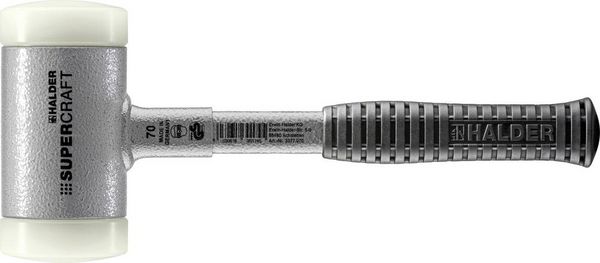 Produktbild: Halder SUPERCRAFT 3377.070 Schonhammer ergonomischer Griff, hart 2250g 335mm 1St.