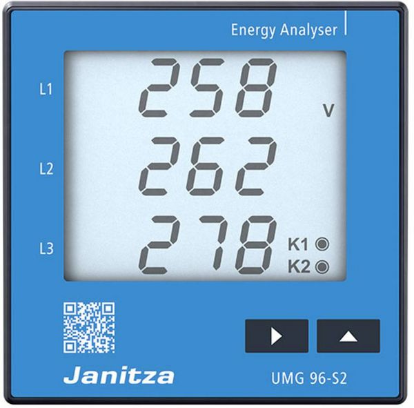 Produktbild: Janitza UMG 96-S2 Digitales Einbaumessger&auml;t