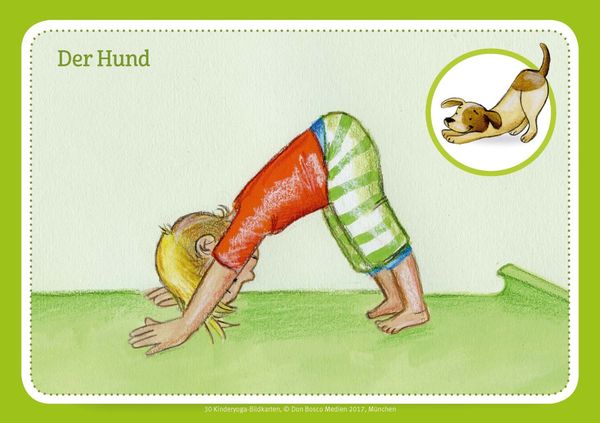 30 Kinderyoga-Bildkarten