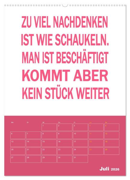 Produktbild: Memo an mich mit Jahresplaner (Wandkalender 2026 DIN A2 hoch), CALVENDO Monatskalender