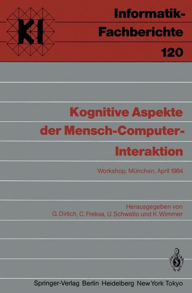 Produktbild: Kognitive Aspekte der Mensch-Computer-Interaktion