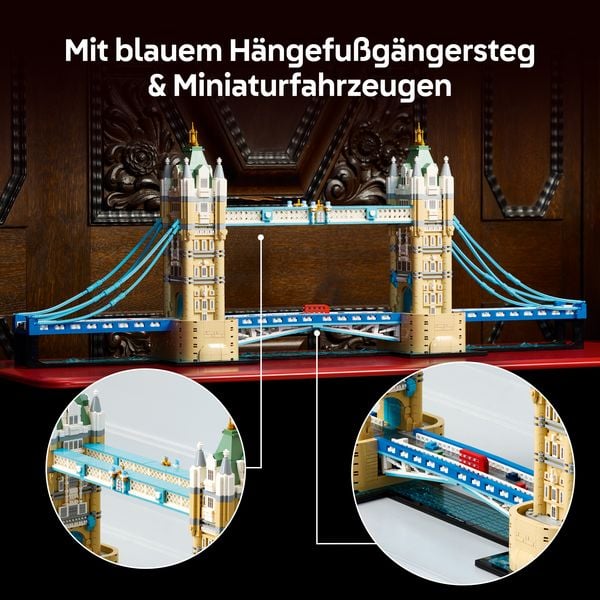 Produktbild: LEGO Architecture Tower Bridge Modell eines Londoner Wahrzeichens 21067
