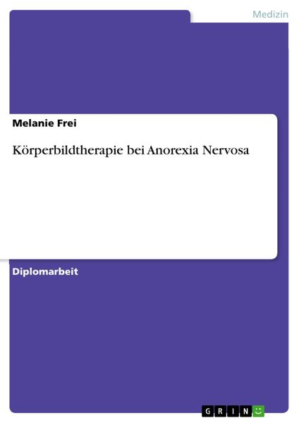 Produktbild: K&ouml;rperbildtherapie bei Anorexia Nervosa